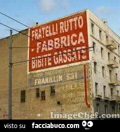 Fratelli Rutto: fabbrica bibite gassate