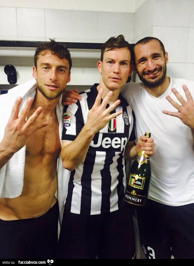 Marchisio, Lichtsteiner e chiellini profetizzano 4 goal