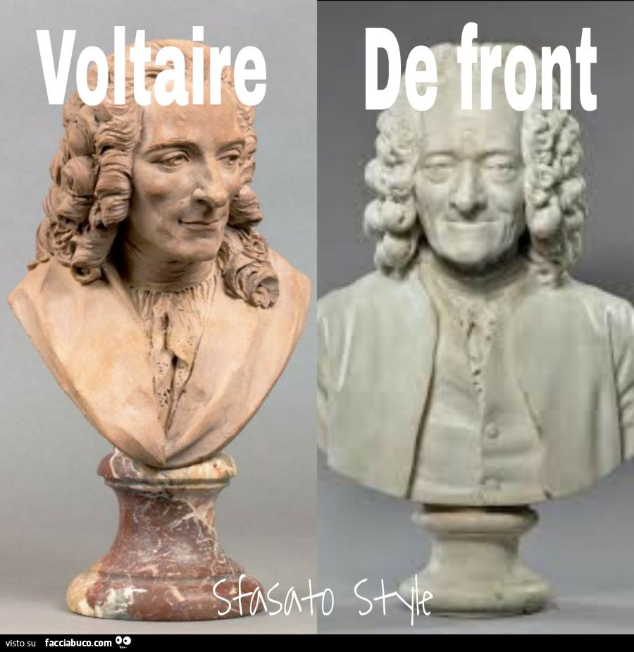 Voltaire De front