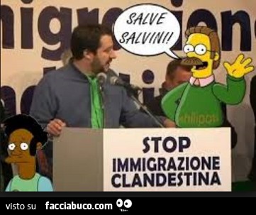 Stop immigrazione clandestina. Salve Salvini