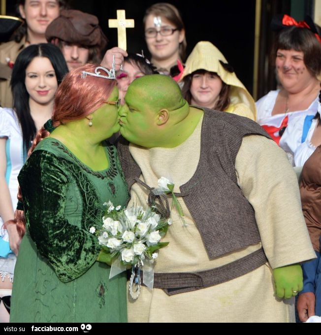 Shrek e Fiona nella vita reale
