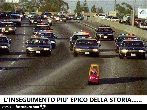 L'inseguimento più epico della storia