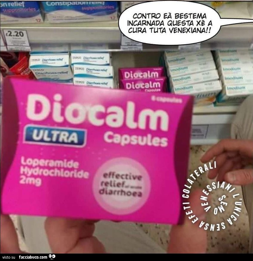 Diocalm ultra capsules: contro eà bestema incarnada questa xè a cura tuta Venexiana