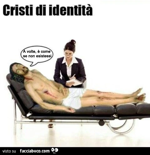 Cristi di identità: a volte è come se non esistessi