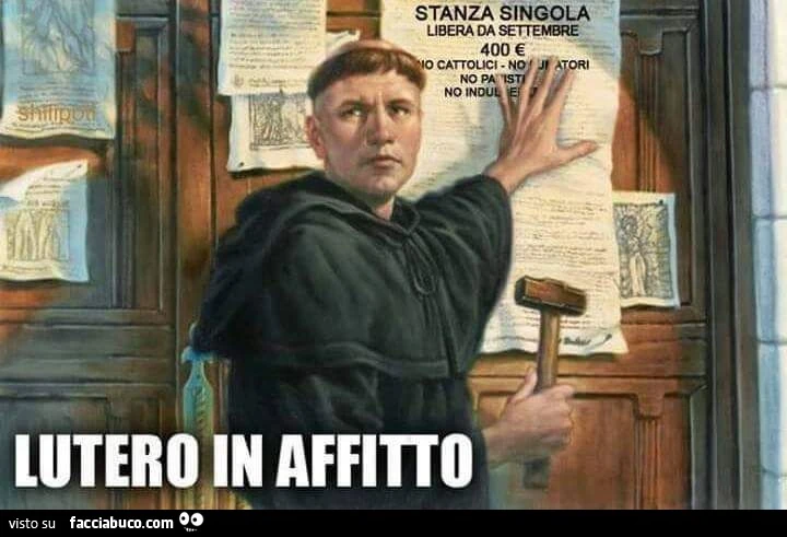 Lutero in affitto