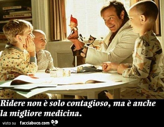 Ridere non è solo contagioso, ma è anche la miglior medicina