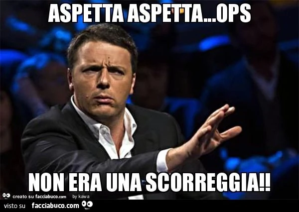 Aspetta aspetta&hellip;ops non era una scorreggia