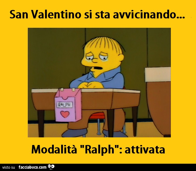 San Valentino si sta avvicinando… Modalità "Ralph": attivata