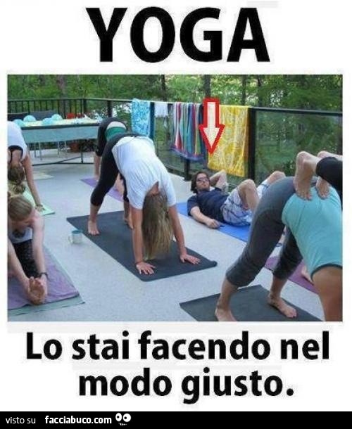 Yoga. Lo stai facendo nel modo giusto