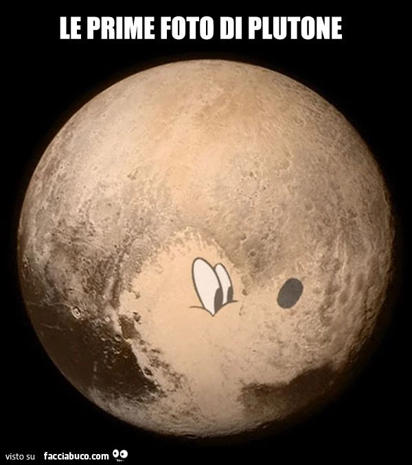 le prime foto di plutone come pluto disney
