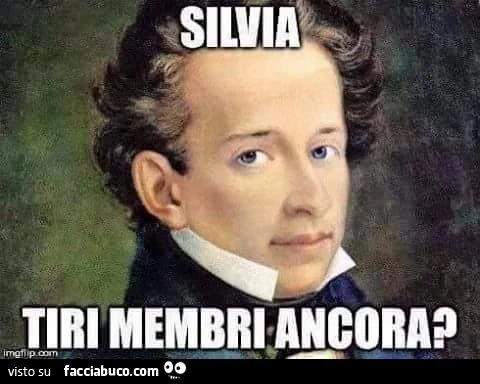Silvia tiri membri ancora?