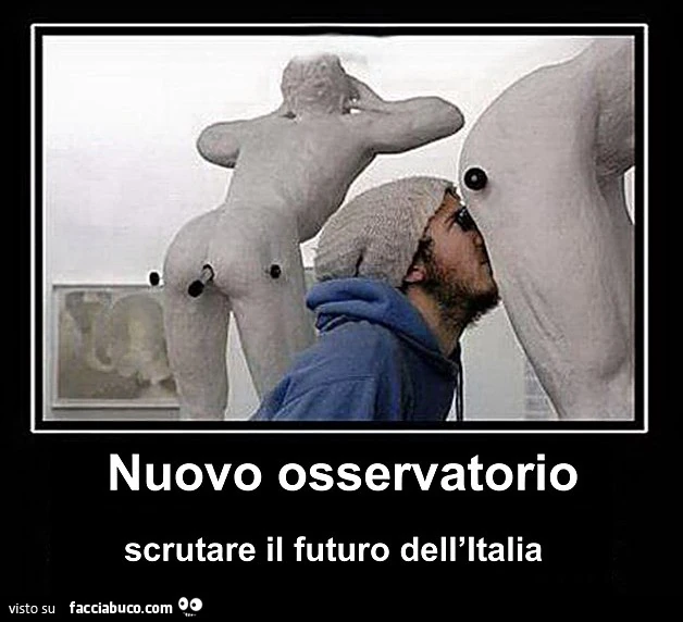 Nuovo osservatorio: scrutare il futuro dell'italia