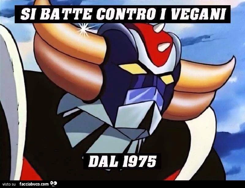 Si batte contro i vegani dal 1975
