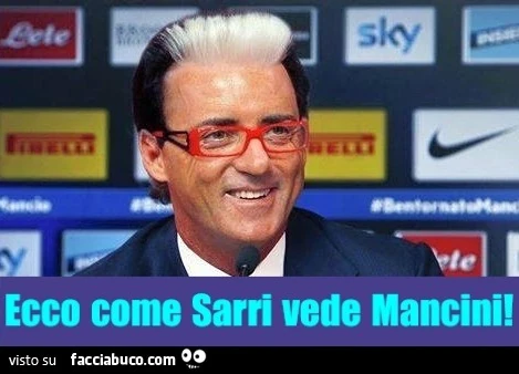 Ecco come Sarri vede Mancini