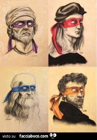 Artisti come le tartarughe ninja