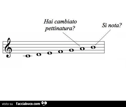 Hai cambiato pettinatura? Si nota?