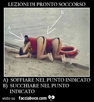 lezioni di pronto soccorso in mare