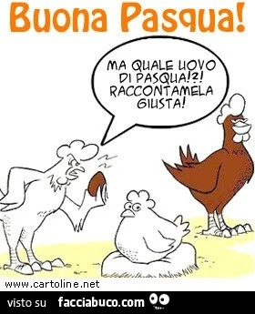 Buona Pasqua! Ma quale uovo di Pasqua? Raccontamela giusta