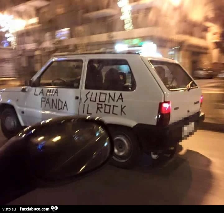 La mia Panda suona il Rock