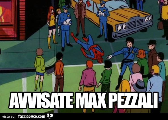 l'uomo ragno è morto avvisate max pezzali 883 spiderman