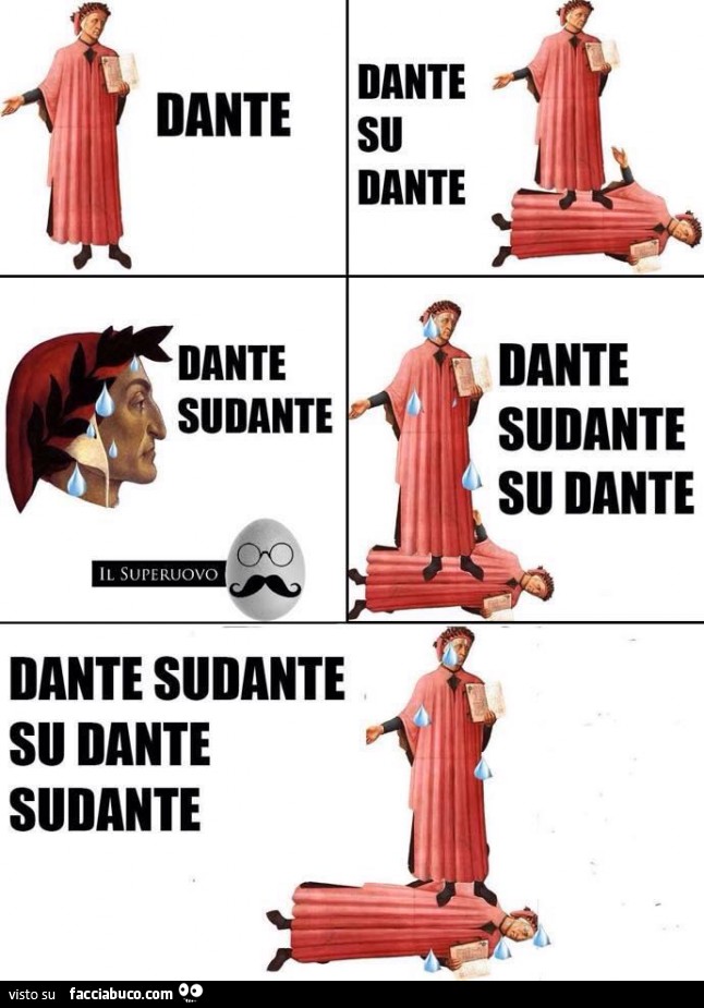 Dante sudante su Dante