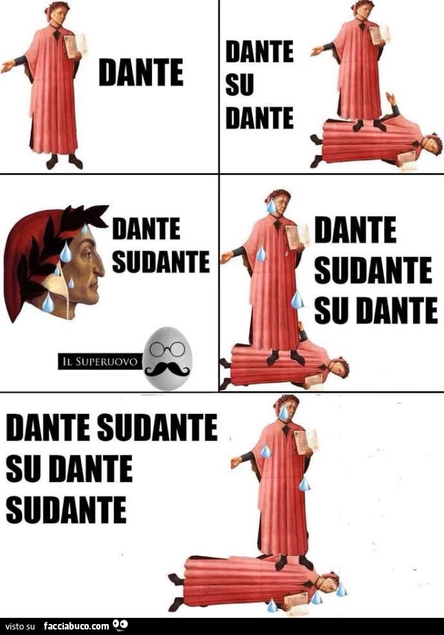 Dante sudante su Dante