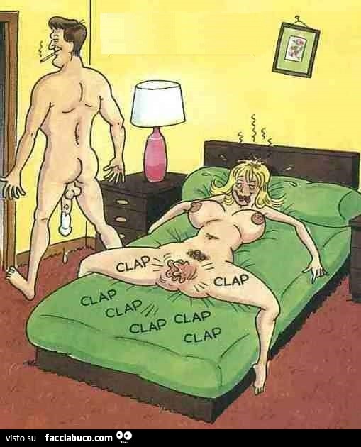 La labbra della vagina applaudono