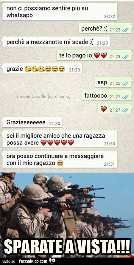 Su Whatsapp: sei il migliore amico che una ragazza possa avere. Ora posso continuare a messaggiare con il mio ragazzo