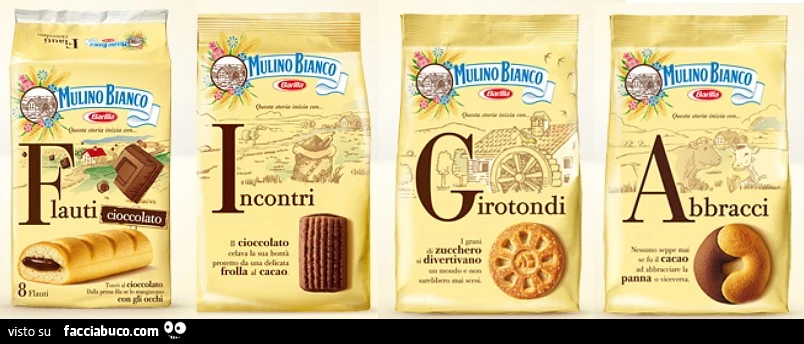 Flauti, Incontri, Girotondi, Abbracci FIGA Mulino Bianco