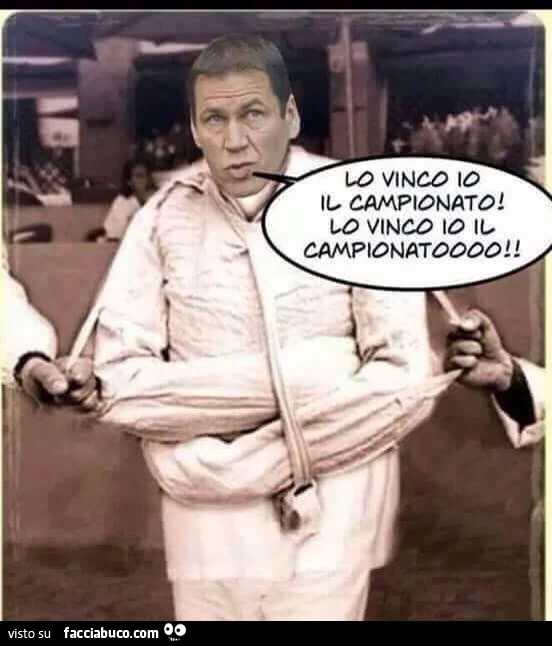 Rudi Garcia con la camicia di forza: lo vinco io il campionato! Lo vinco io