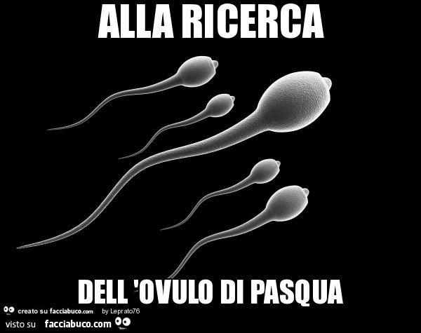 Alla ricerca dell'ovulo di pasqua