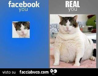 differenza tra foto su facebook e foto reale