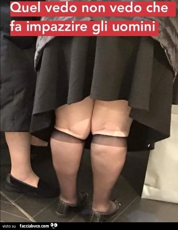 Quel vedo non vedo che fa impazzire gli uomini