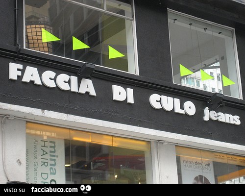 Faccia di culo Jeans