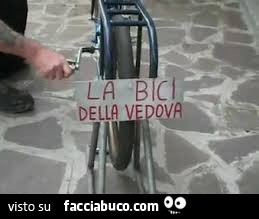 La bici della vedova