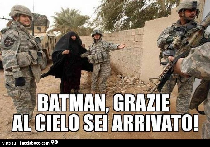 Batman grazie al cielo sei arrivato
