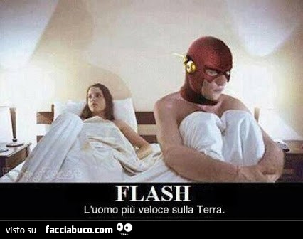 Flash, l'uomo più veloce sulla terra