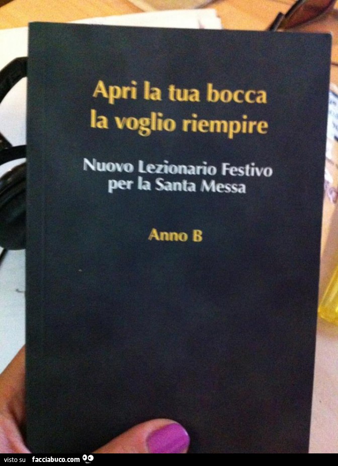 Apri la tua bocca la voglio riempire. Nuovo lezionario festivo per la Santa Messa