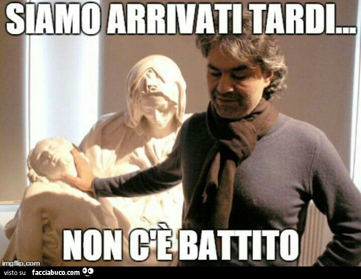 Siamo arrivati tardi. Non c'è battito
