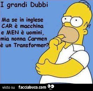 I grandi dubbi di Homer Simpson: mia nonna è un trasformer?