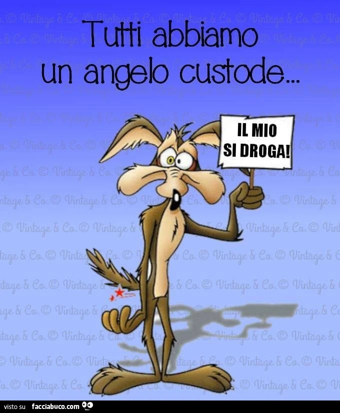 Tutti abbiamo un angelo custode, il mio si droga