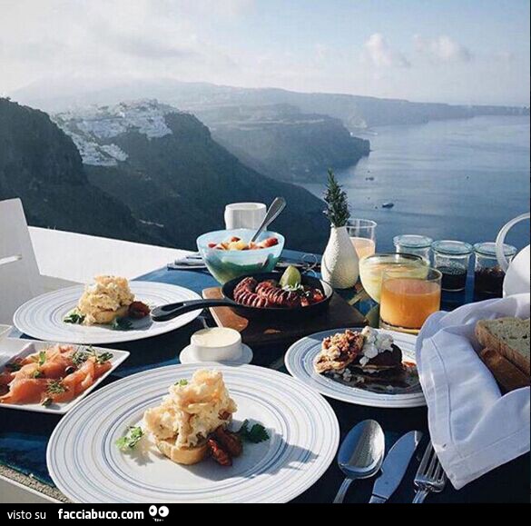 Una Splendida Colazione Dalla Montagna Con Vista Mare Facciabuco Com