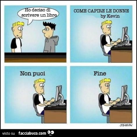 Ho deciso di scrivere un libro: come capire le donne. Non puoi. Fine