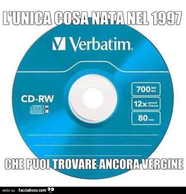 CD Verbatim: l'unica cosa nata nel 1997 che puoi trovare ancora vergine