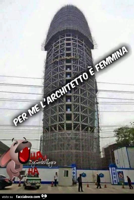 Per me l'architetto è femmina