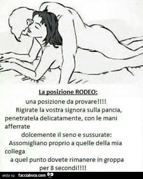 Una posizione rodeo