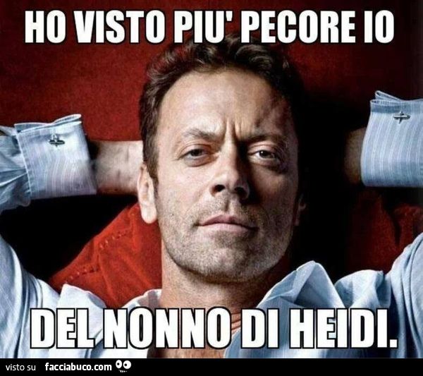 Rocco Siffredi: ho visto più pecore io del nonno di Heidi