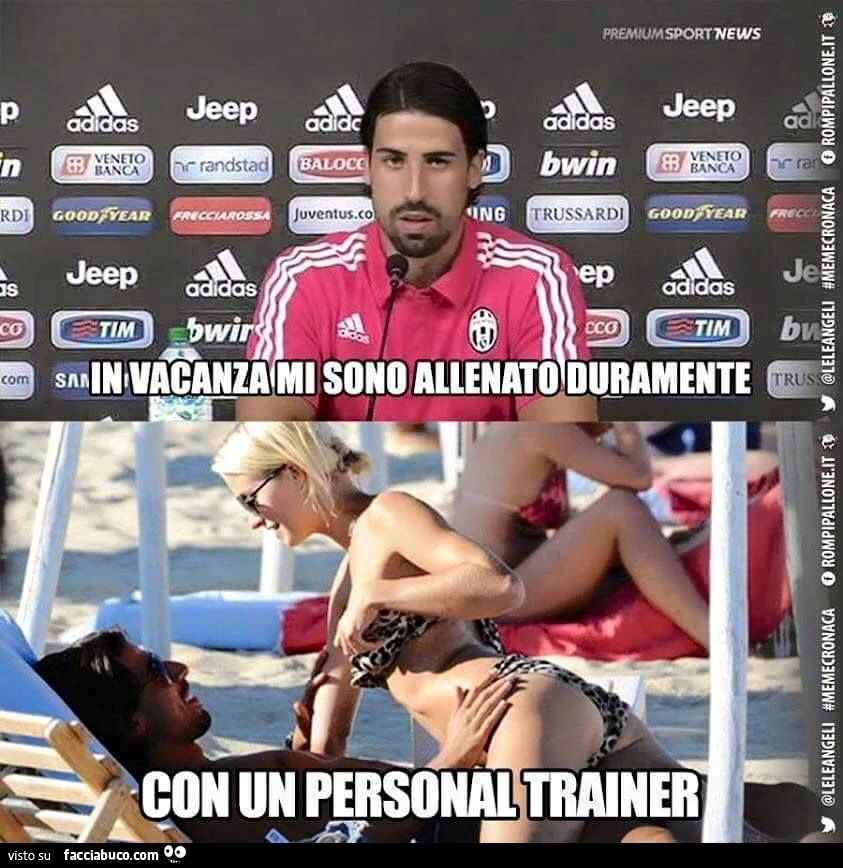In vacanza mi sono allenato duramente con un personal trainer