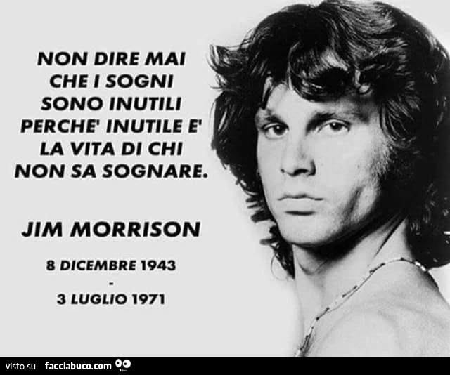 Non dire mai che i sogni sono inutili perchè inutile è la vita di chi non sa sognare