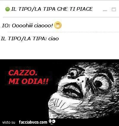 seghe mentali su facebook cazzo mi odia meme